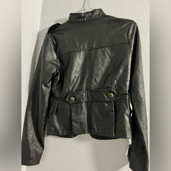 Faux Leather Jacket (Ashley by 26 International) - Picture 3 of 9